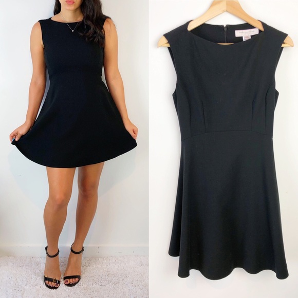 French Connection Dresses & Skirts - French Connection Fit and Flare Ruth Black Dress